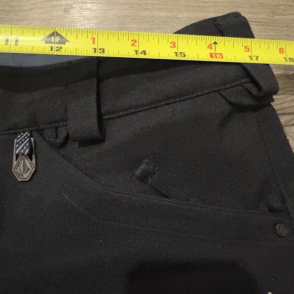 Volcom Snowboard Ski Pants Womens Large Black Species Stretch 15K Waterproof - Picture 9 of 13